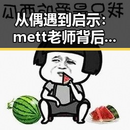 从偶遇到启示：mett老师背后的生活密码